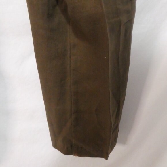 Y2K | OLD NAVY - Surplus Co | 36 X 30 | Classic Brown Linen Straight Leg Pants - Picture 15 of 16